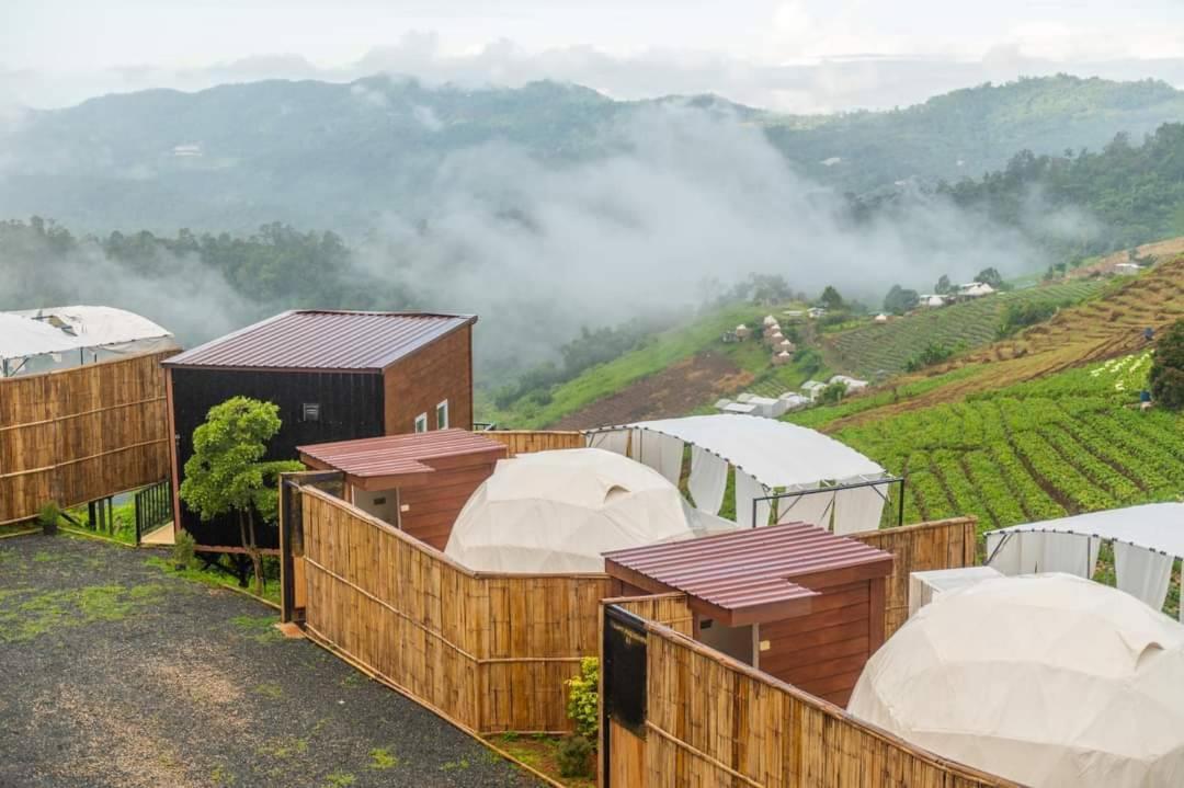 ภูวินคาเฟ่ โฮมสเตย์ Phuwin Cafe Homestay Mon Jam Exteriér fotografie