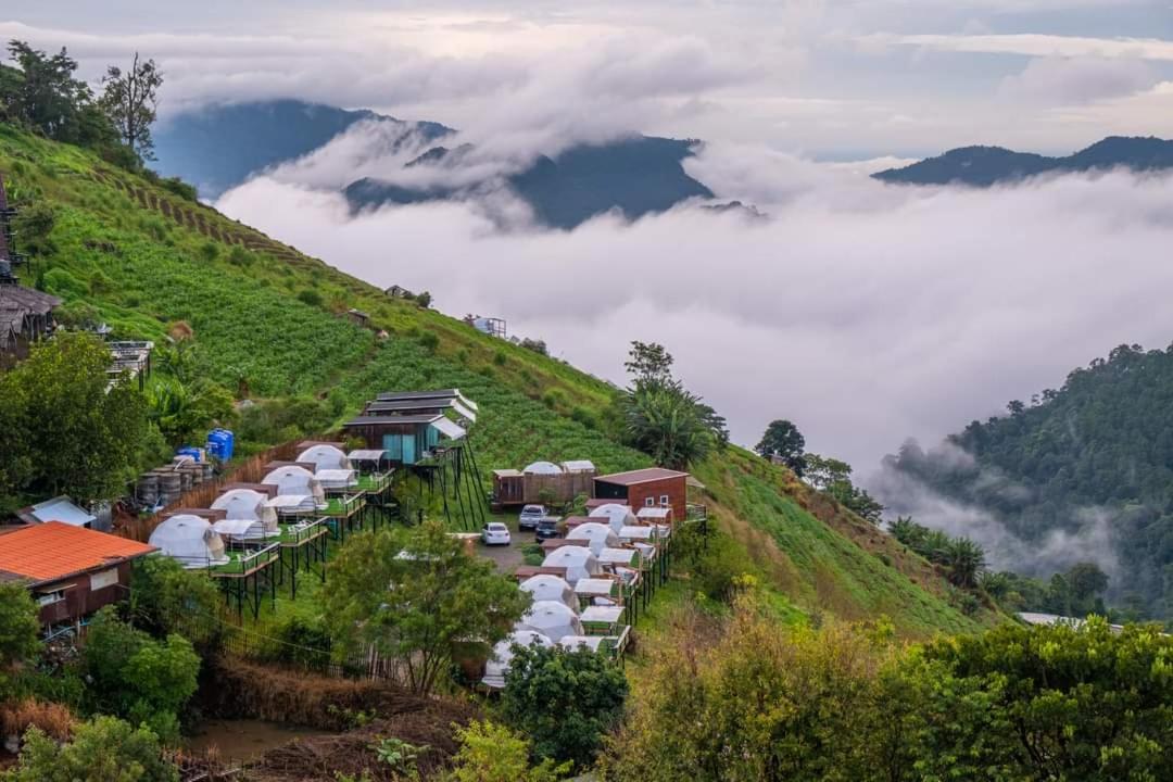 ภูวินคาเฟ่ โฮมสเตย์ Phuwin Cafe Homestay Mon Jam Exteriér fotografie