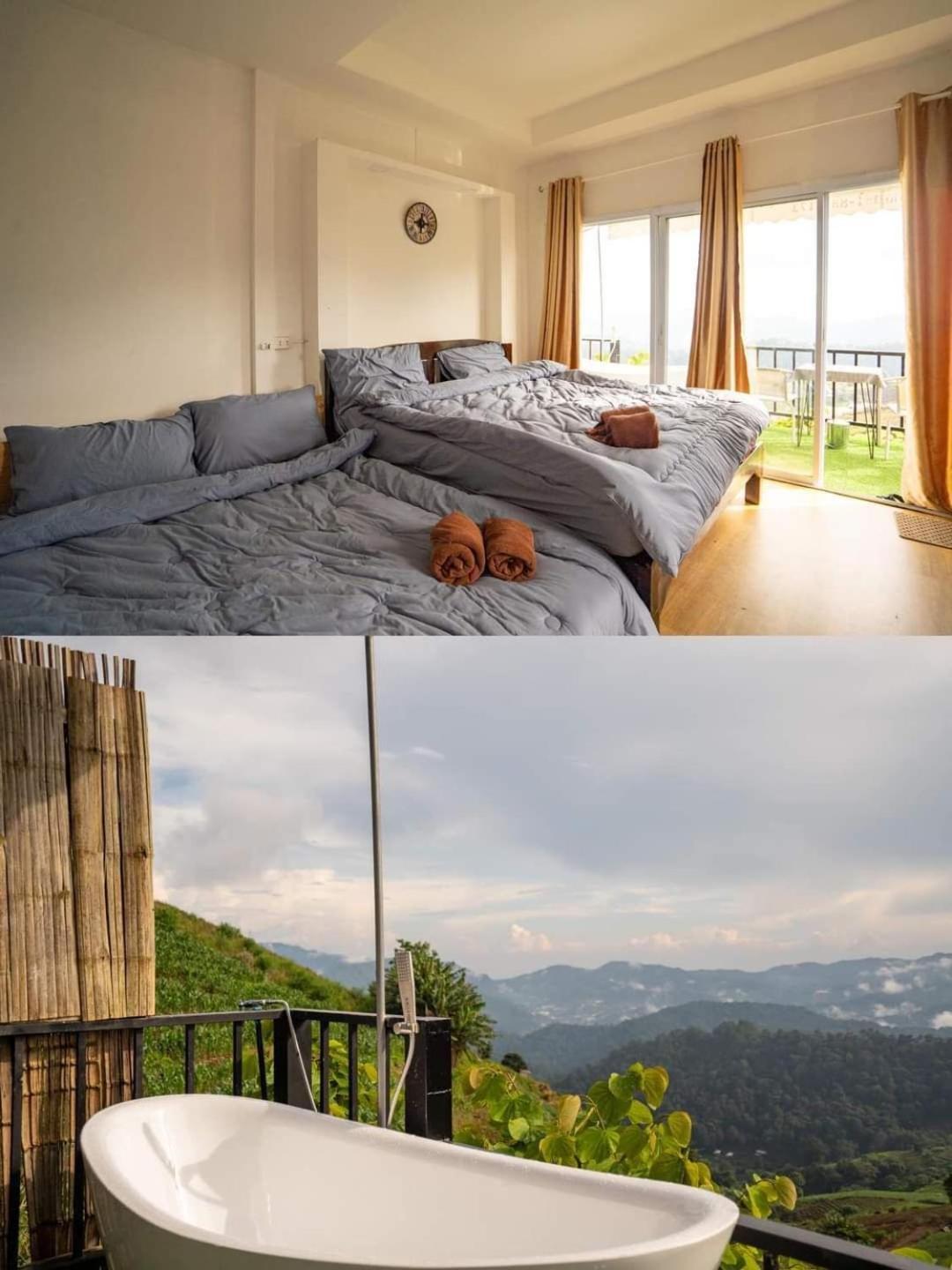 ภูวินคาเฟ่ โฮมสเตย์ Phuwin Cafe Homestay Mon Jam Exteriér fotografie